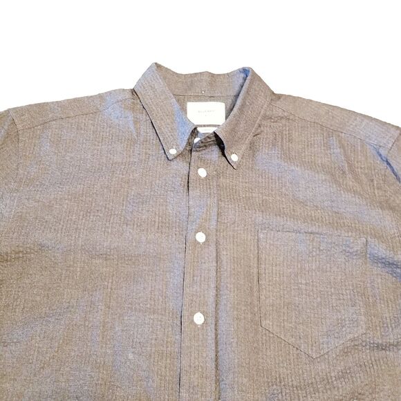 Billy Reid Shirt Men's Size Large Light Brown Standard Fit Long Sleeve Casual - Picture 2 of 5